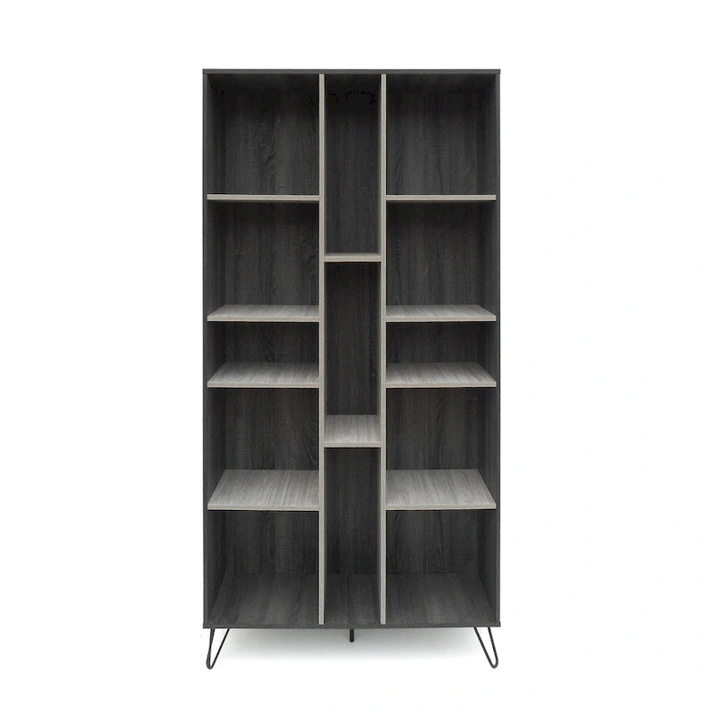 Bramhall 3-pc. Grey Faux Wood Entertainment Center Set by Christopher Knight Home