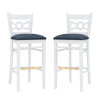 Talyn White Barstool (Set of 2)