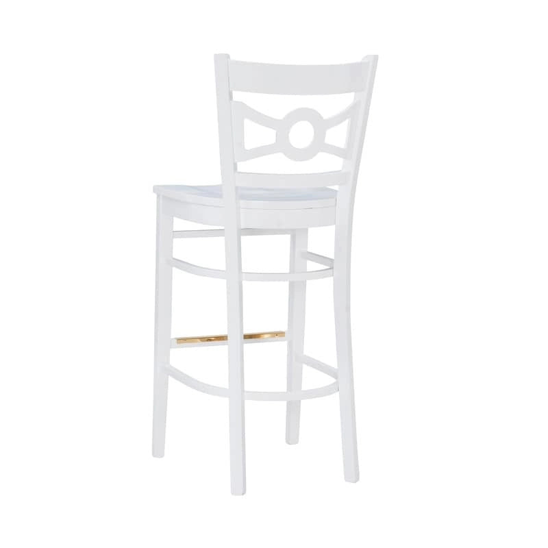 Talyn White Barstool (Set of 2)