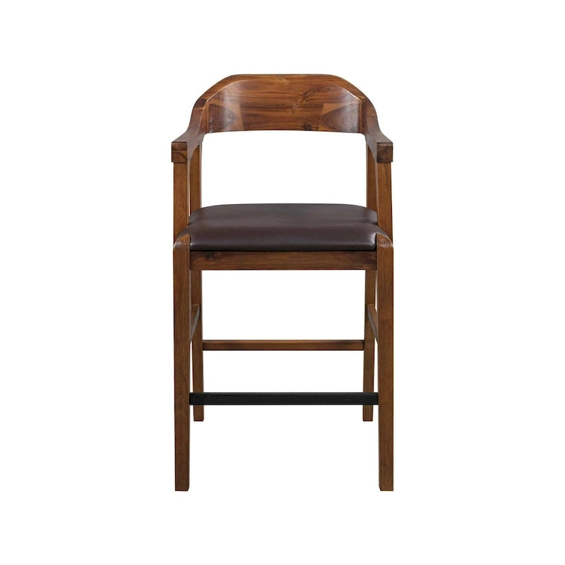 Rasmus Wood Counter or Bar Stool