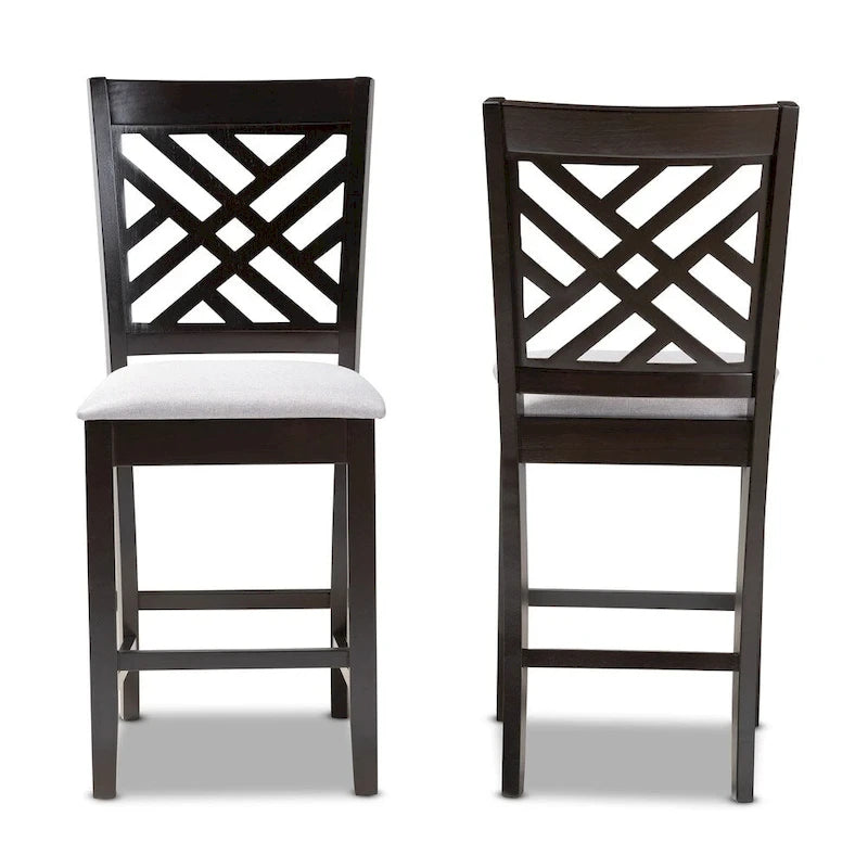 Modern and Contemporary Counter Stool 2-Piece Set