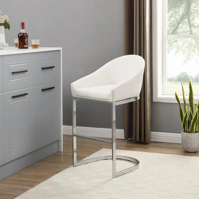 Siena 26 Inch Upholstered Counter Stool