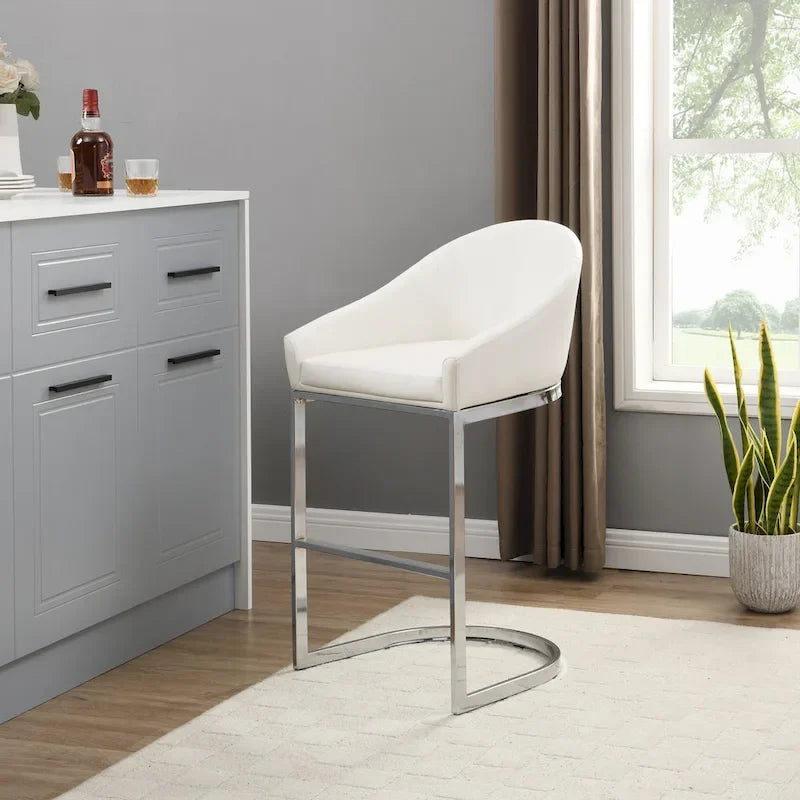 Siena 26 Inch Upholstered Counter Stool
