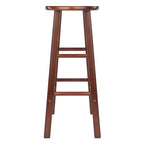 Element Bar Stools, 2-Pc Set, Walnut