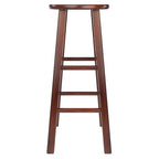Element Bar Stools, 2-Pc Set, Walnut
