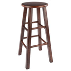 Element Bar Stools, 2-Pc Set, Walnut