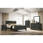 Lavina Transitional 2-piece 8-Drawer Solid Wood Dresser and Mirror Set by Furniture of America