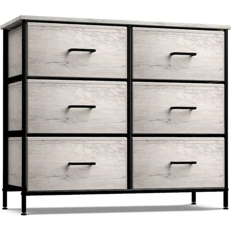 Dressers for Bedroom with 6 Drawers, Chest of Drawers for Bedroom