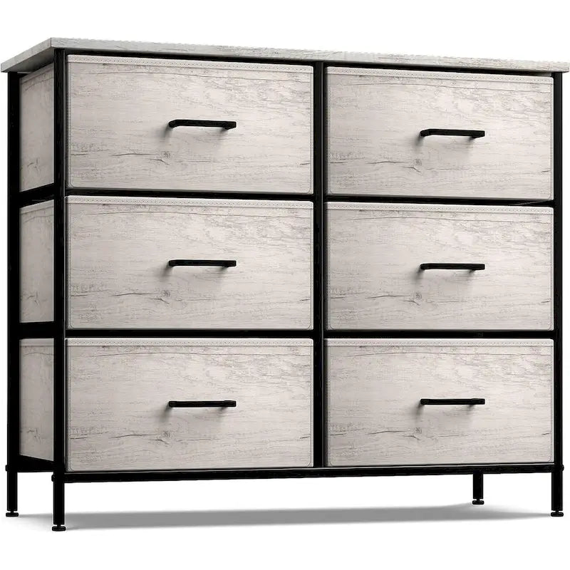 Dressers for Bedroom with 6 Drawers, Chest of Drawers for Bedroom