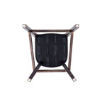 Manhattan Comfort Fifth Avenue 45 in. Walnut Beech Wood Bar Stool (Set of 3)