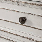 Magnolia Manor Antique White Weathered Bark Lingerie Chest