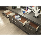 Tass Contemporary Wood 7-Drawer 2-piece Dresser and Mirror Set by Furniture of America