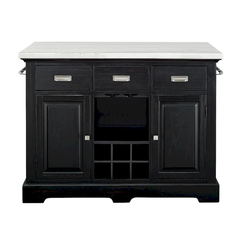 Ariana Kitchen Island 3-Piece Set