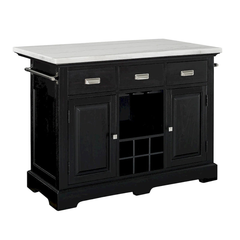 Ariana Kitchen Island 3-Piece Set