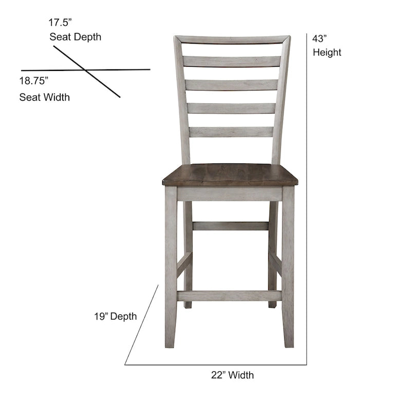 Steve Silver Aldrich 5-piece Drop-leaf Counter Height Dining Set