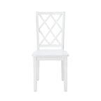 Harrow 5-piece White Farmhouse Dining Set
