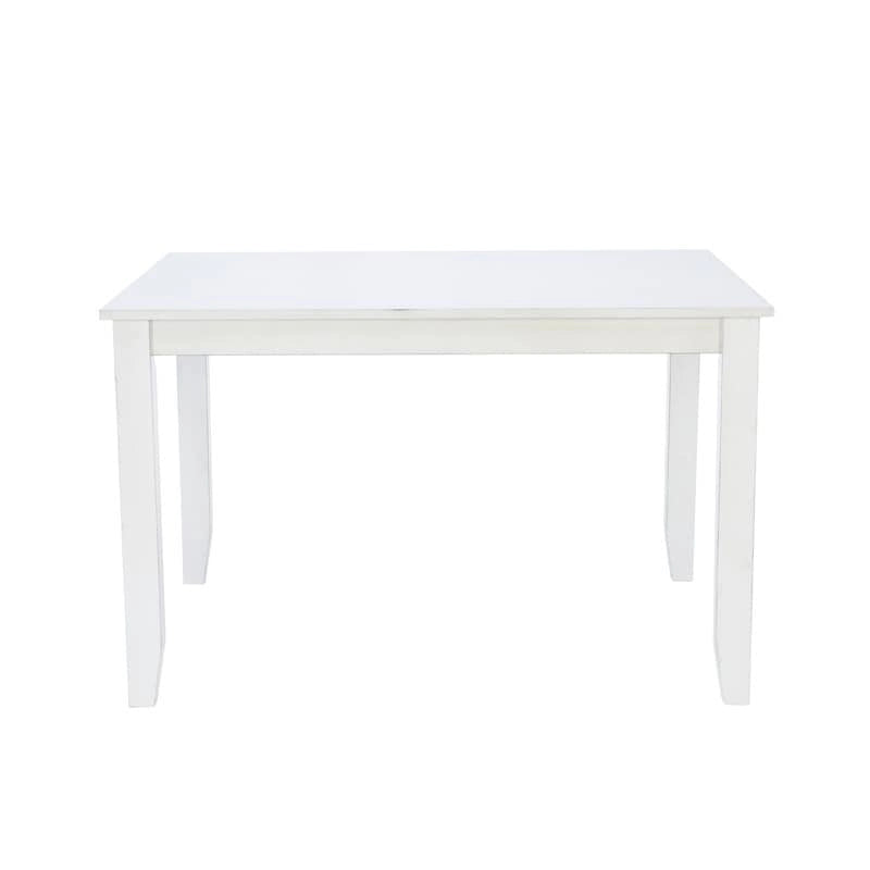 Harrow 5-piece White Farmhouse Dining Set
