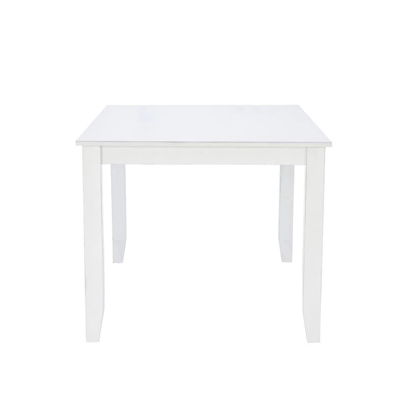 Harrow 5-piece White Farmhouse Dining Set