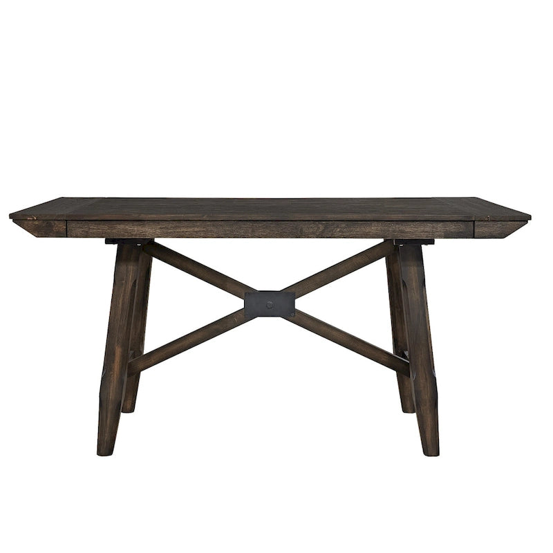Double Bridge Dark Chestnut Gathering Table Set