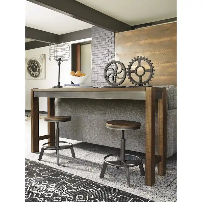 Signature Design by Ashley Gunnar Brown Long Counter Table