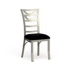 Caia Modern Silver Metal Dining Chairs (Set of 2) by Furniture of America