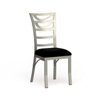 Caia Modern Silver Metal Dining Chairs (Set of 2) by Furniture of America