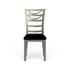 Caia Modern Silver Metal Dining Chairs (Set of 2) by Furniture of America