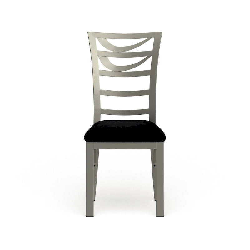 Caia Modern Silver Metal Dining Chairs (Set of 2) by Furniture of America
