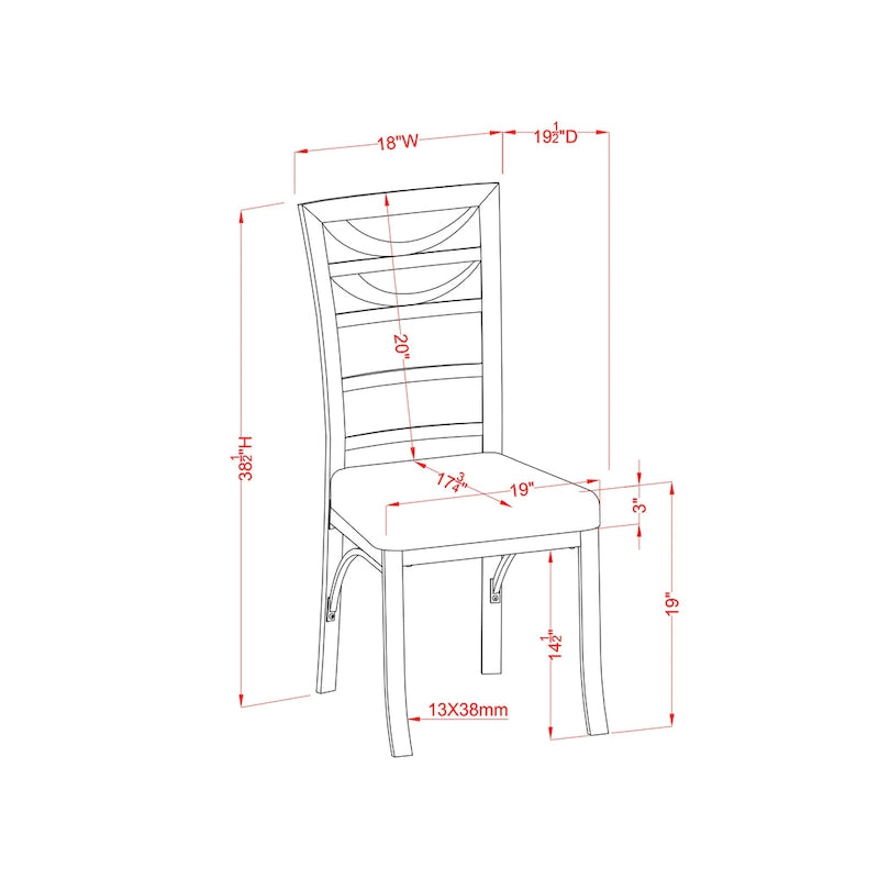 Caia Modern Silver Metal Dining Chairs (Set of 2) by Furniture of America