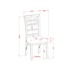 Caia Modern Silver Metal Dining Chairs (Set of 2) by Furniture of America
