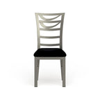 Caia Modern Silver Metal Dining Chairs (Set of 2) by Furniture of America