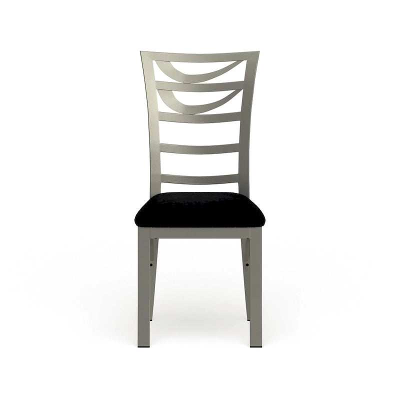 Caia Modern Silver Metal Dining Chairs (Set of 2) by Furniture of America