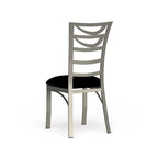 Caia Modern Silver Metal Dining Chairs (Set of 2) by Furniture of America