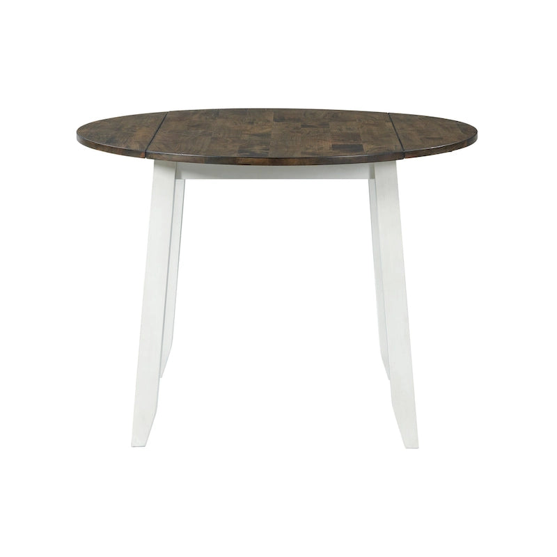 Kona Grey and White Drop Leaf Table