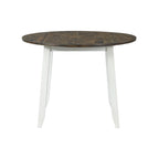 Kona Grey and White Drop Leaf Table