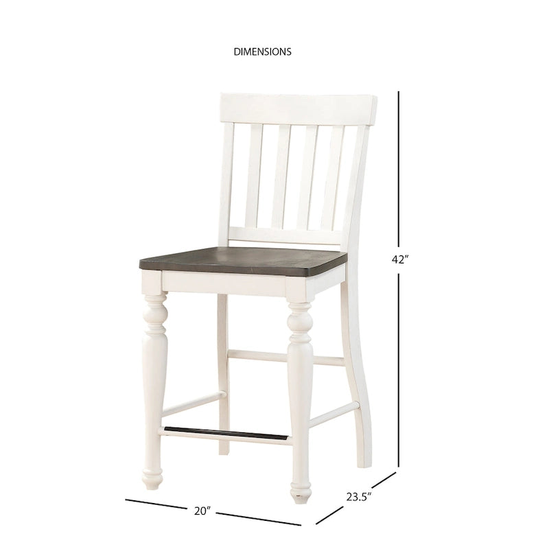Steve Silver Jillian Counter Height Drop Leaf 5-Piece Dining Set