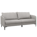 Modern 76 Loveseat Sofa Couch with Metal Legs Gray