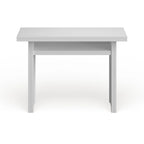 SEI Furniture Kleberg White Convertible Console to Dining Table