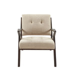 INK+IVY Rocket Upholstered Arm Chair with Angled Wood Frame