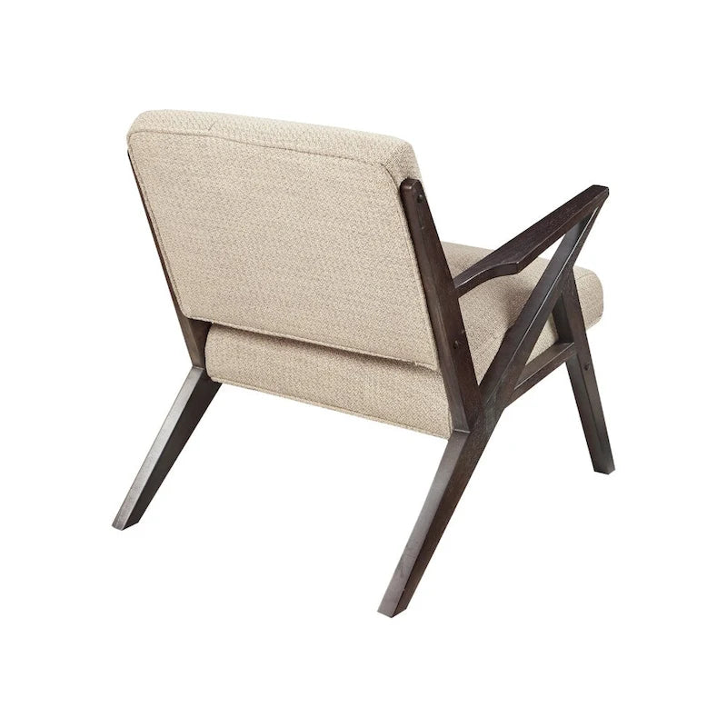 INK+IVY Rocket Upholstered Arm Chair with Angled Wood Frame
