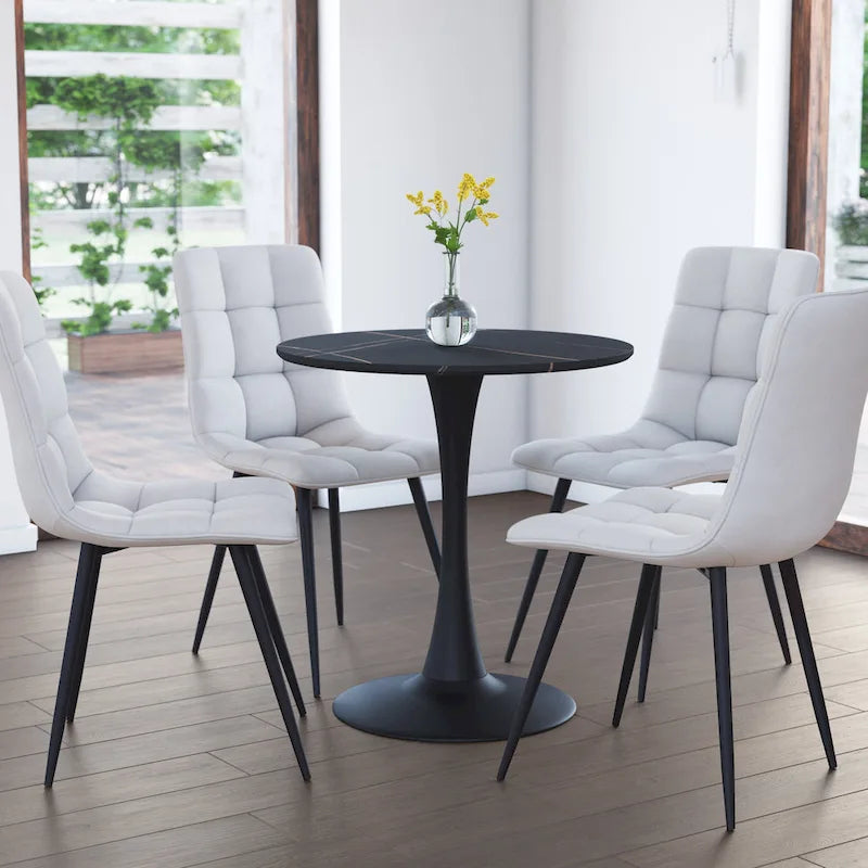 28 Round Bistro Table with Pedestal Base - N/A