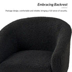 Sheila Modern 31W Boucle Armchair with Solid Wood Legs by HULALA HOME