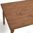 Simple Living Burntwood Dining Table - 29h x 60w x 36d