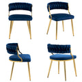 Modern Velvet Dining Chairs Set of 4