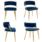 Modern Velvet Dining Chairs Set of 4