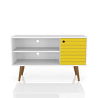 Mid Century Modern Liberty Storage Media Cabinet Console