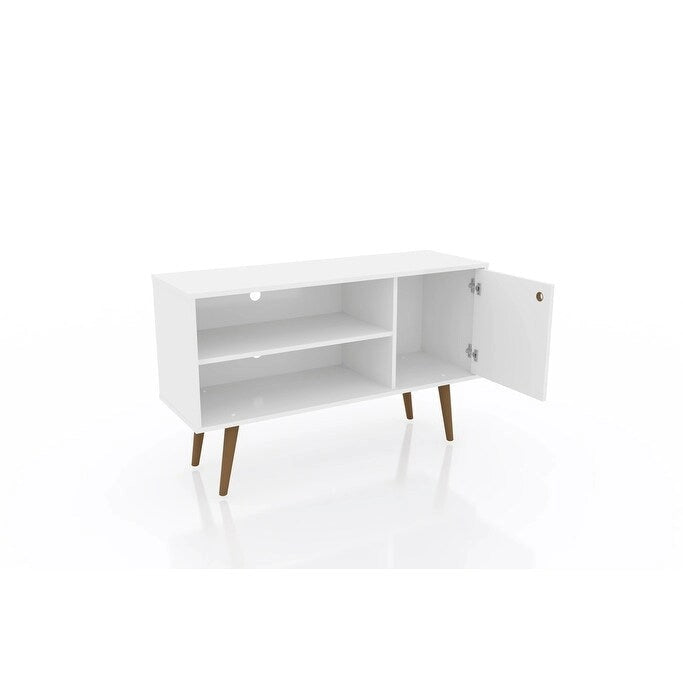 Mid Century Modern Liberty Storage Media Cabinet Console