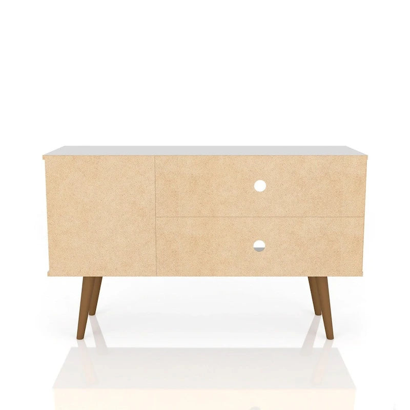 Mid Century Modern Liberty Storage Media Cabinet Console