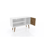 Mid Century Modern Liberty Storage Media Cabinet Console