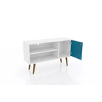 Mid Century Modern Liberty Storage Media Cabinet Console